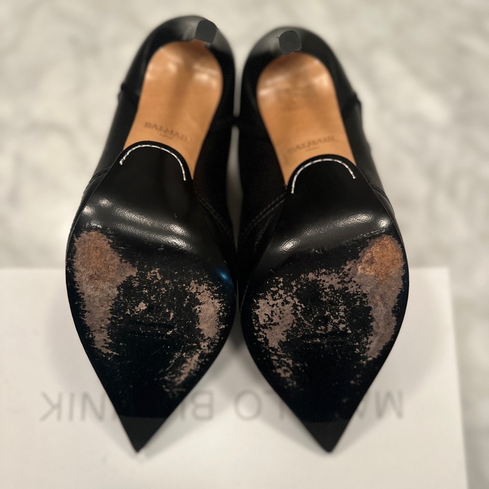 BALMAIN Black Booties - Picture 7 of 10